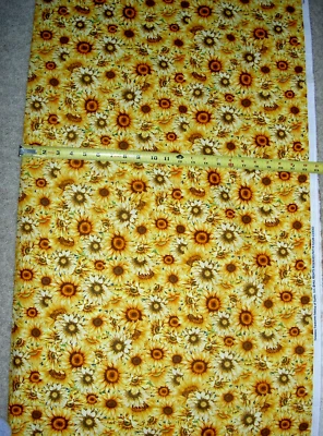 Tela de algodón duradera multi atemporal empaquetada de girasoles Fleur CD3363 Foto 1 de 2