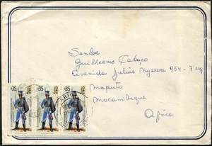 Chile Arica Cubierta a Mozambique 1986 Latinoamérica Franqueo - Imagen 1 de 2