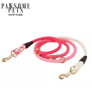 Hands Free Dog Rope Leash - Ombre Rose Pink - Picture 1 of 2