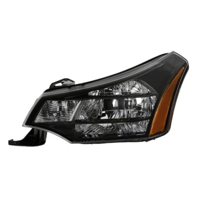 For 2009-2011 Ford Focus Halogen Headlight SE/SES Black With Bulbs Driver Side - Image 1 of 4
