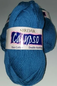 3 KNÄUEL/KNÄUEL (SCHEIBE) SIRDAR CALYPSO GARN - #693 BLAU - Bild 1 von 4