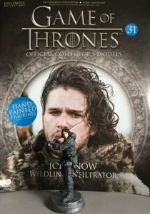 Game of Thrones Got Official Collectors Models #31 Jon Snow Figurine Eaglemoss - Picture 1 of 2