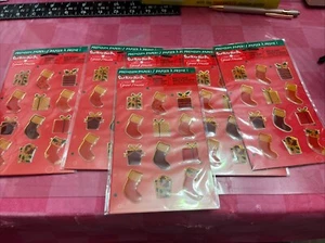 6 Packungen! American Greetings * Weihnachtsfeiertag Aufkleber - 12 Blatt (6 Pakete) - Bild 1 von 3