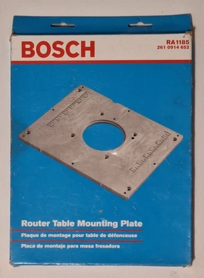 Bosch OEM RA1185 Router Table Mounting Plate Fits RA1180 Bench Router Table NEW - Image 1 of 4