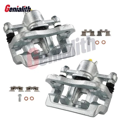 2x Rear Brake Calipers w/ Bracket for Hyundai Elantra 2007 2008 2009 2010 Sedan Foto 1 de 4