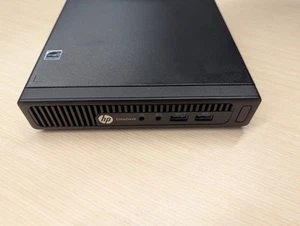 HP EliteDesk 705 G3 Mini AMD A6-9500e 8GB Ram, 256 GB SSD, Win 10 Pro - Afbeelding 1 van 5