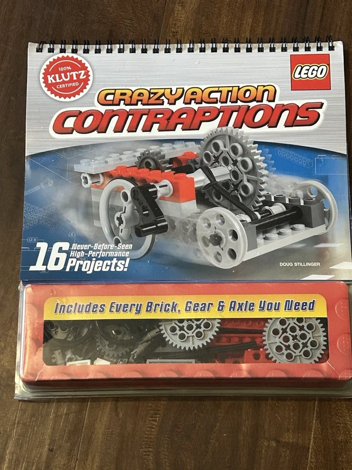LEGO Crazy Action Contraptions Set y libro de instrucciones Klutz Foto 1 de 4