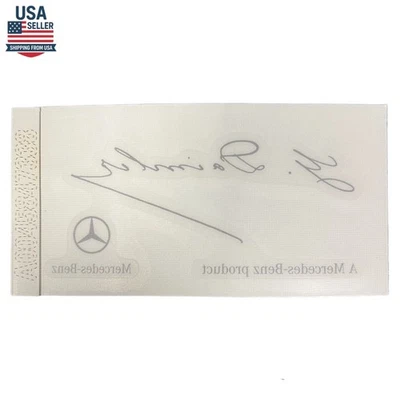 Mercedes Front Windshield G Daimler Signature Sticker Decal Genuine A0045847338 - Image 1 of 4