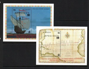 ST VINCENT LM/M 1992 MS1901 500TH ANV DISCOVERY OF AMERICA (EXEMPLAR) BLÄTTER X 2 - Bild 1 von 1