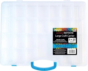 The Beadery großer Bastelträger Aufbewahrungsbehälter, transparent - Bild 1 von 12