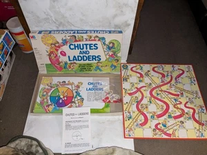 Chutes and Ladders Milton Bradley Board Game 1979 Vintage Complete  - Picture 1 of 3