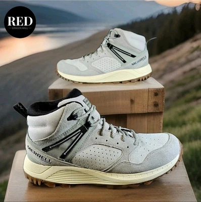 Merrell Wildwood Mild LTR WP Hiking Boots Gray Shoes J037987 - Men's Size 11 - Image 1 of 4