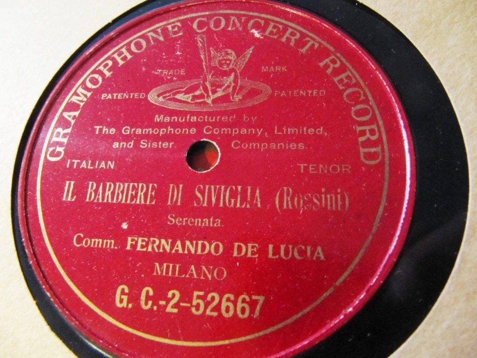 FERNANDO DE LUCIA MILAN G&T Barbiere di Siviglia Se il mio nome Serenata 52667 . - Image 1 of 1