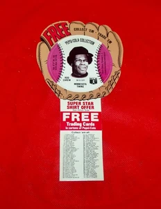 Disco da baseball Twins Rod Carew 1977 Pepsi-Cola con guanto e linguetta - Foto 1 di 2