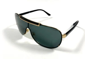 Versace VE2140 Black/Gold Unisex Shield Sunglasses - Box & Case RRP: $341 - Picture 1 of 11