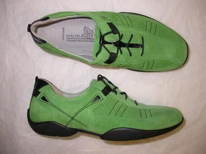 Waldlaufer Hillary Green Suede Laced Shoe 6.5 - Picture 1 of 2