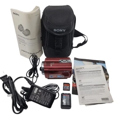 Sony Handycam DCR-SR68 60x Optical Zoom 80GB HDD Hard Disk Drive Camcorder - Image 1 of 4