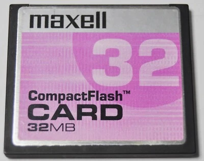 Maxell 32MB CompactFlash Memory Card - Image 1 of 2