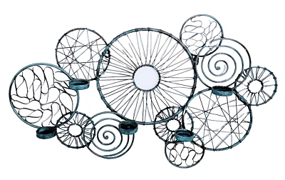 Candelabro de pared de hierro espiral West Elm 5 votivos Foto 1 de 4