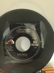 Elvis Presley Long Legged Girl / That's Someone You Never Forget 45 rpm Record