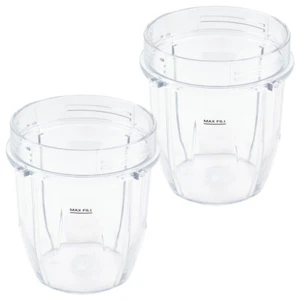 2 Pack 12 oz Cup Replacement Part Compatible with Nutri Ninja Auto-iQ 426KKU450 - Picture 1 of 4
