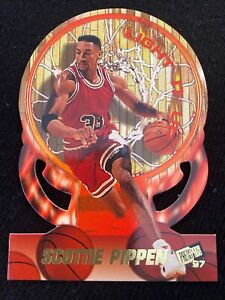 1997 Press Pass Light it Up Scottie Pippen Chicago Bulls #LU 20