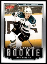2007-08 Upper Deck Victory Lukas Kaspar Rookie San Jose Sharks #319
