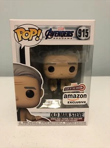 Funko POP! Marvel Exclusive Avengers End Game Old Man Steve Bobble-Head #915 NEW - Picture 1 of 6