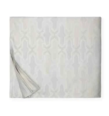 SFERRA FULL/QUEEN DUVET COVER BARGA SATEEN JACQUARD SAND NIP - Image 1 of 4