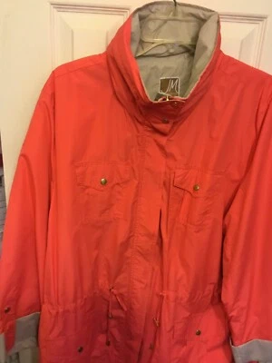 JM Collection Mujer’s Chaqueta Lluvia Chaqueta con Capucha Ligera Talla XL NUEVO Foto 1 de 4