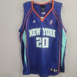 Rare Vintage Adidas WNBA New York Liberty Shameka Christon 20 Jersey Womens L
