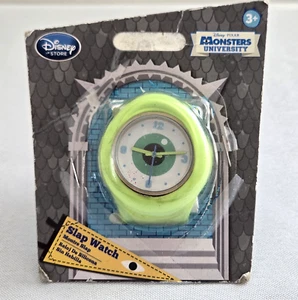 Disney Store Monsters Inc Slap Watch Grün Retro Armbanduhr Originalverpackt - Bild 1 von 7
