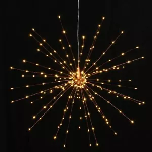 Copper Starburst - 50cms - 200 LED Indoor/Outdoor Light Ornament - Mains Powered - Picture 1 of 3