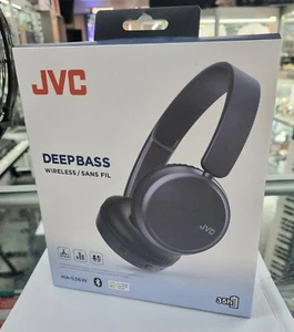 JVC Deep Bass Wireless Bluetooth on Ear Headphones - Indigo Blue - Picture 1 of 1