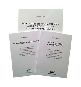 IWC Portugieser Instructions Booklet 3442 3714 3905 5007 5102 5454 5901 -Pick 1 - Bild 1 von 16