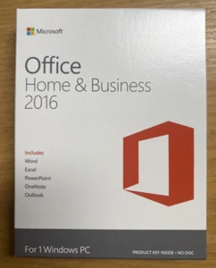 Microsoft Office Home and Business 2016 boxed licence - Picture 1 of 5