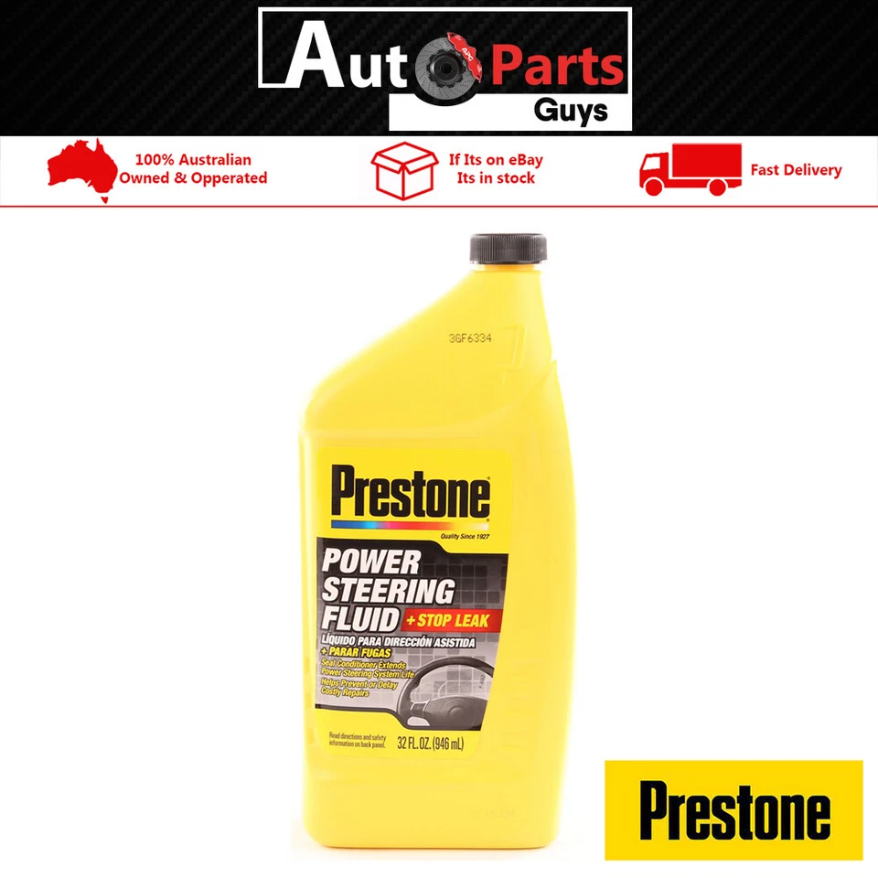 Prestone Power Steering Fluid with Stop Leak 1 Litre Free Shipping - image 1 of 1