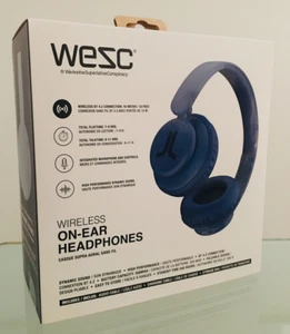 WeSC Audio - Wireless Bluetooth On Ear Headphones - Navy Blue - Picture 1 of 3