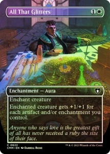 All That Glitters LÁMINA SIN BORDES - 0622 - Común - Commander Masters CMM Magic The Gathering - Imagen 1 de 1