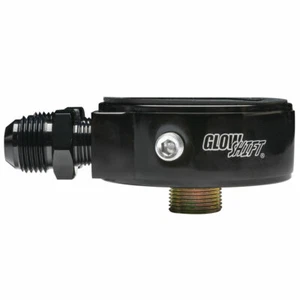 Placa adaptadora sándwich enfriador de aceite GlowShift con hilo de 20 mm x 1,5 - Imagen 1 de 6