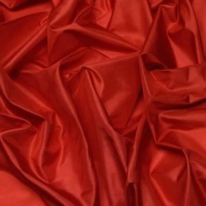 Red Tissue Taffeta Silk, 100% Silk Fabric By The Yard, 44" Wide (TS-7321) - Picture 1 of 3