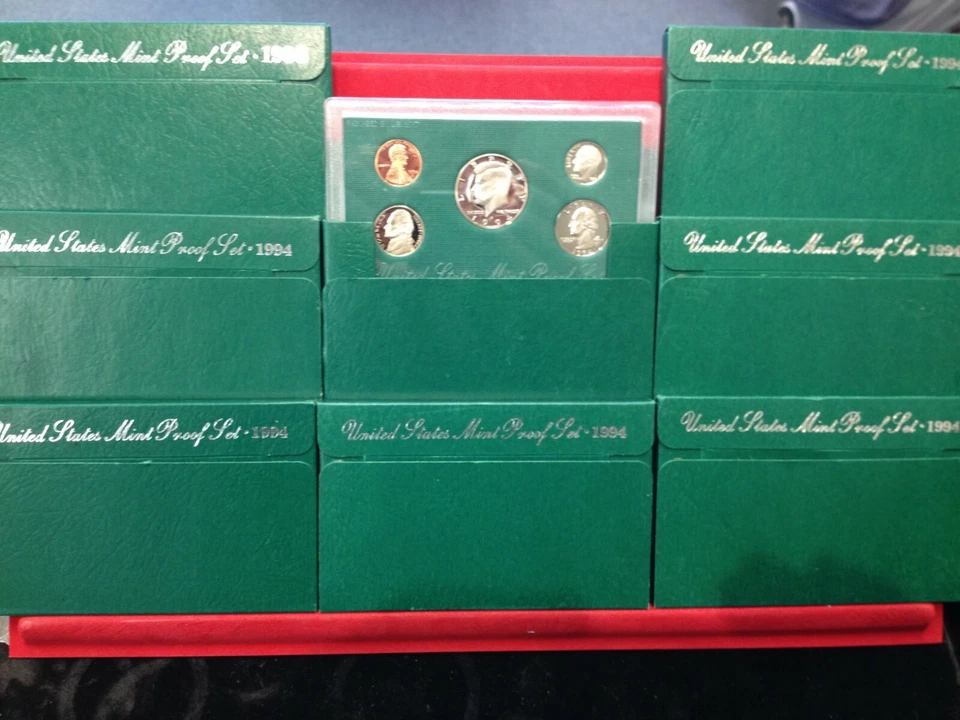 8 Set LOT of 1994-S U.S. Proof Sets ORIGINAL - Image 1 of 1