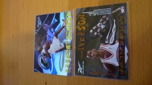 ALLEN IVERSON 97/98 Skybox Premium The Answer Reebok Chase bronzo in rilievo - Foto 1 di 1