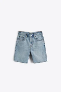 New Zara Denim Bermuda Shorts W29 1538/422 Blue jeans chino jogger pants trouser - Picture 1 of 6