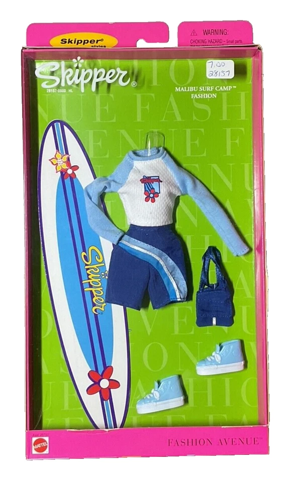 Fashion Avenue Skipper Styles Mattel 25753 - Red Floral Dress Set 