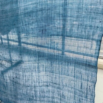 Tejido a mano planta índigo teñida hierba tela lino chino tejido a mano tela ramio Foto 1 de 4