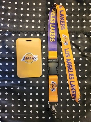 Los Angeles Lakers NBA Lanyard Keychain & ID Holder  - Image 1 of 2
