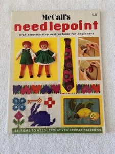 Vintage 1972 McCall's Needlepoint Magazine Step By Step Instructions Book 2 - Picture 1 of 4