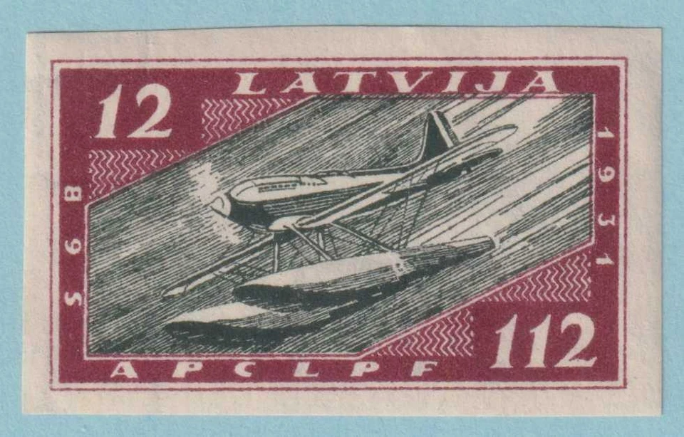 LATVIA CB22a AIRMAIL SEMI-POSTAL  MINT HINGED OG * NO FAULTS EXTRA FINE! - LBP - Image 1 of 1