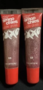 NEW 2PK COVERGIRL Lipslicks Smoochies OXXO Sizzle Gloss, 526 Violet Flare 0.44oz - Picture 1 of 12